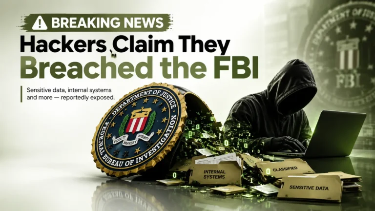 FBI Data Breach: Hackers Claim They Stole Agent Data